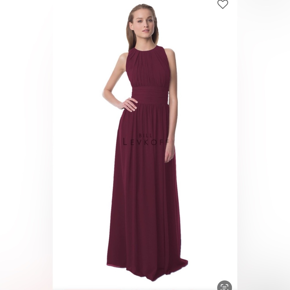 Bill Levkoff Wine Dress - size 10